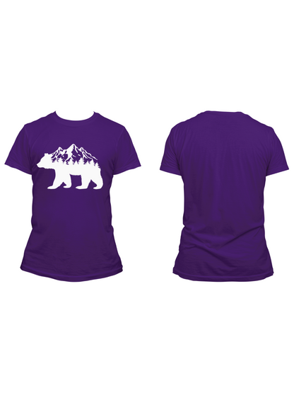 Bear W/ Tree's & Mountains - Trillthy Tee's