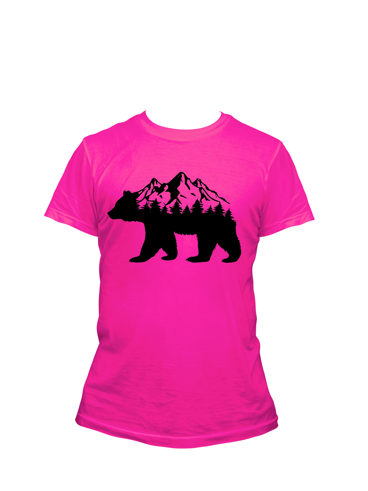 Bear W/ Tree's & Mountains - Trillthy Tee's