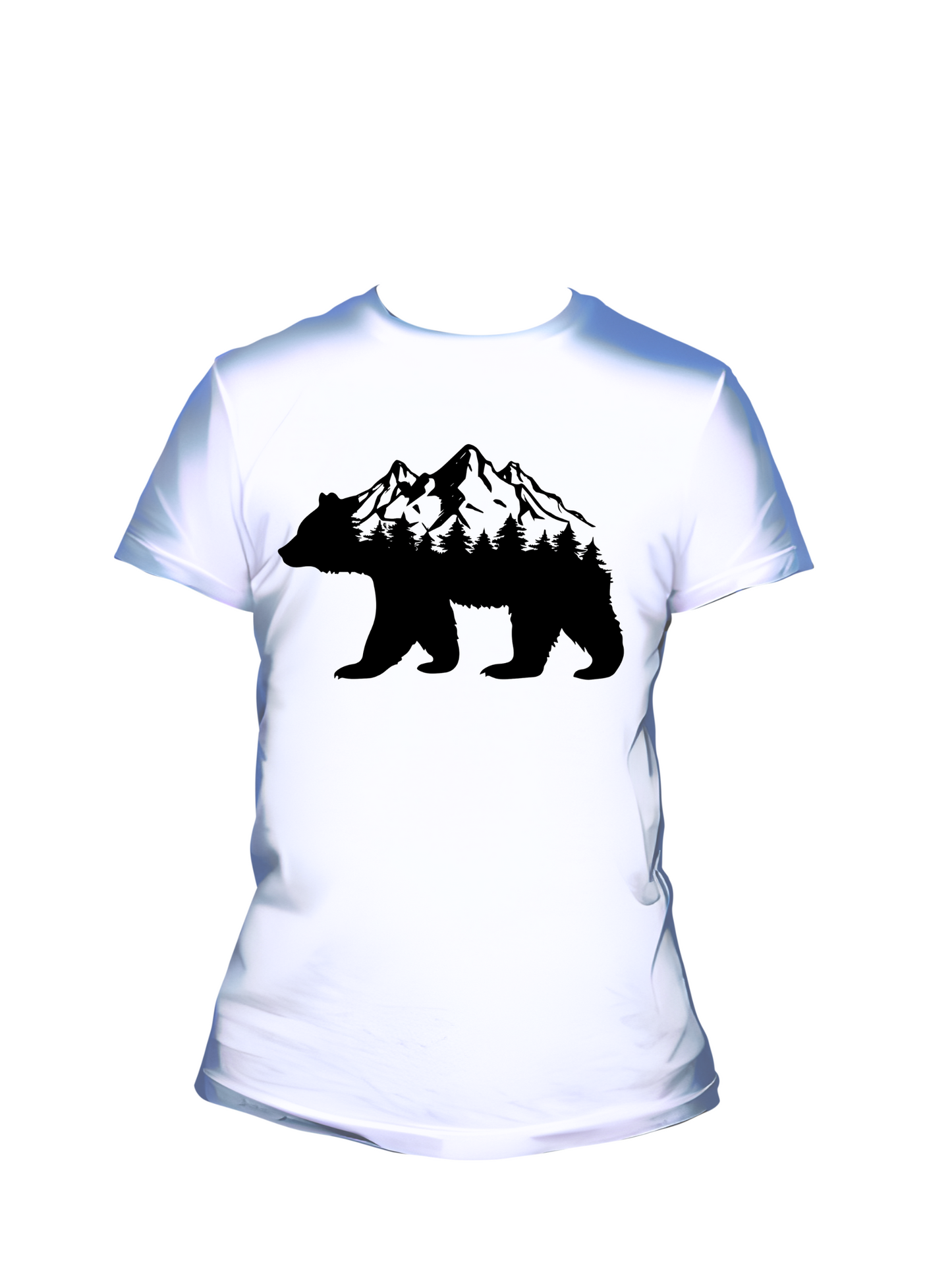 Bear W/ Tree's & Mountains - Trillthy Tee's