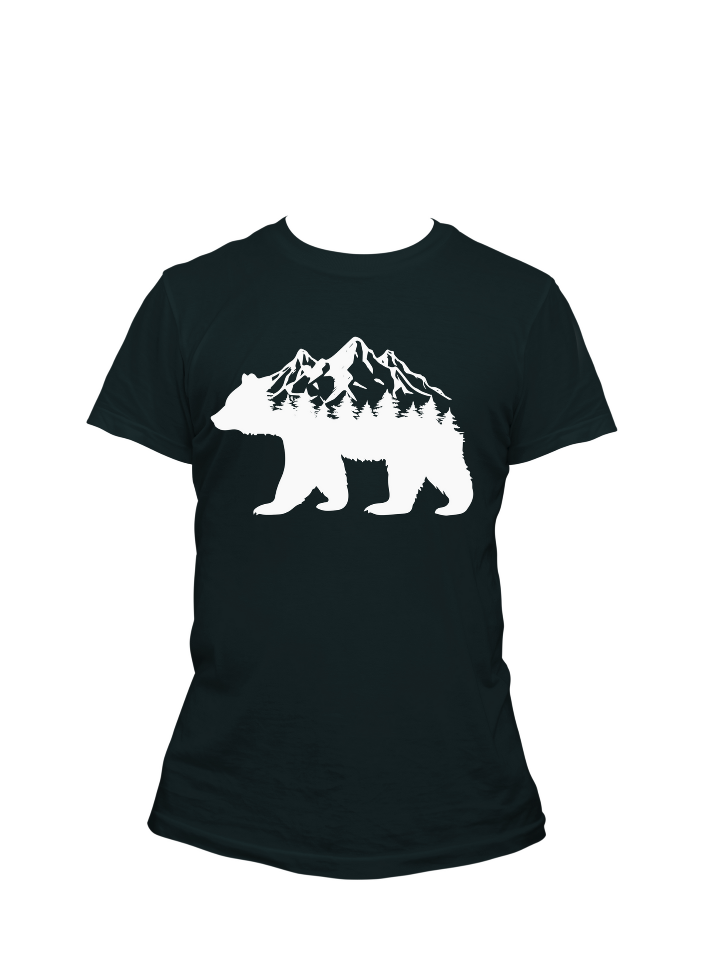 Bear W/ Tree's & Mountains - Trillthy Tee's